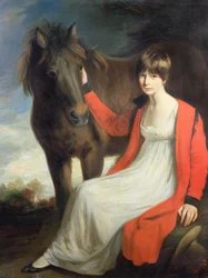 Retrato de la señorita Emily Beauchamp con su pony